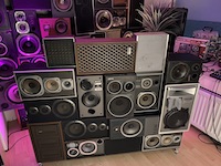DJ booth speakers